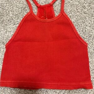 happiness runs free people workout top.